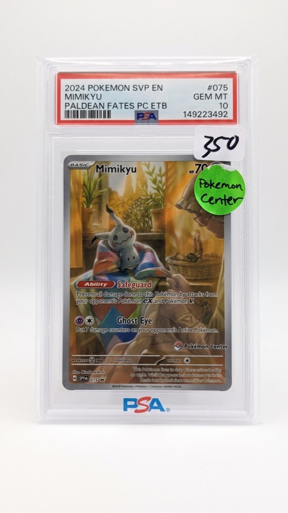 Mimikyu, Paldean Fates — Pokémon Center ETB Promo