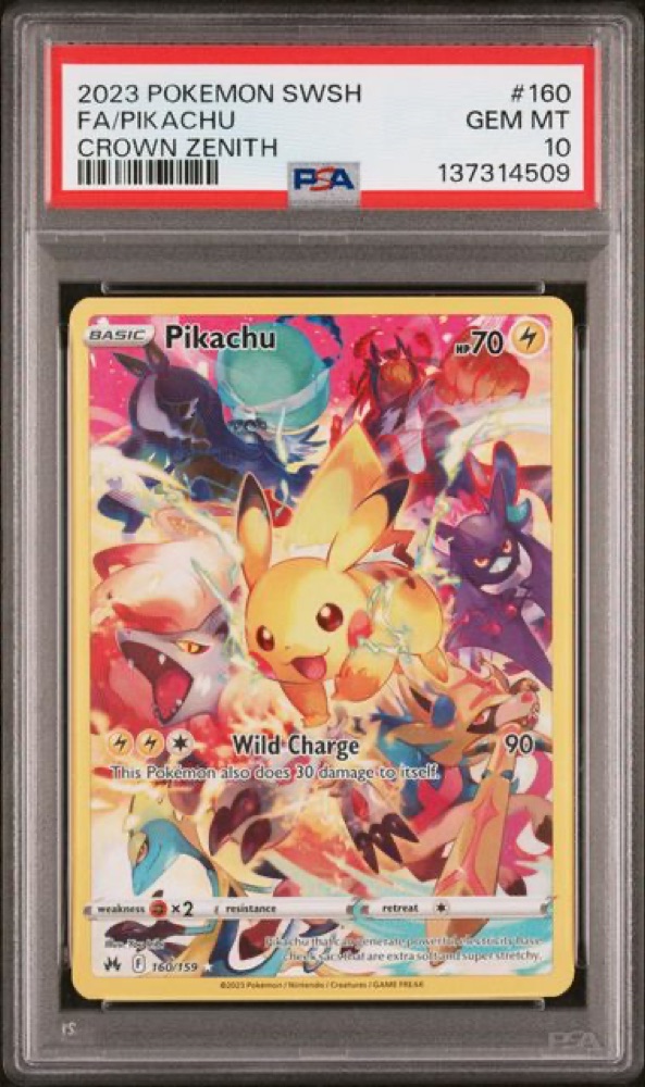 Pikachu (Full Art), Crown Zenith